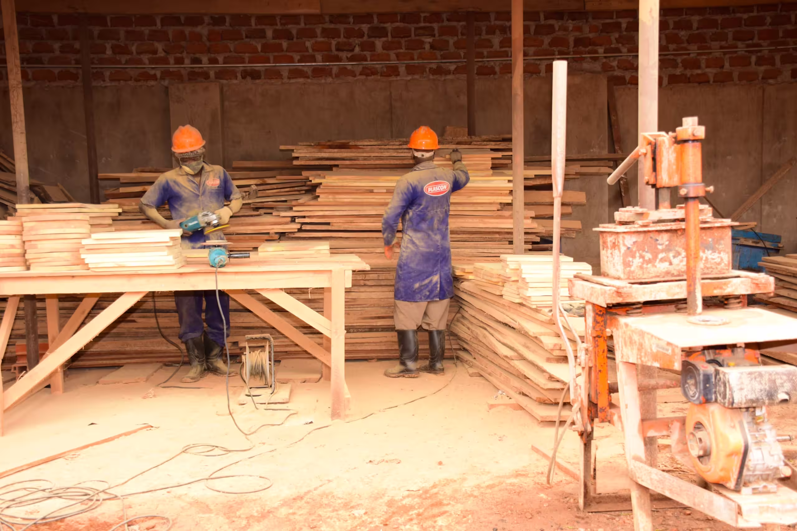 Joinery being fitted by hand in the ZANOVA workshop