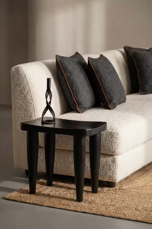 Black Side Stool